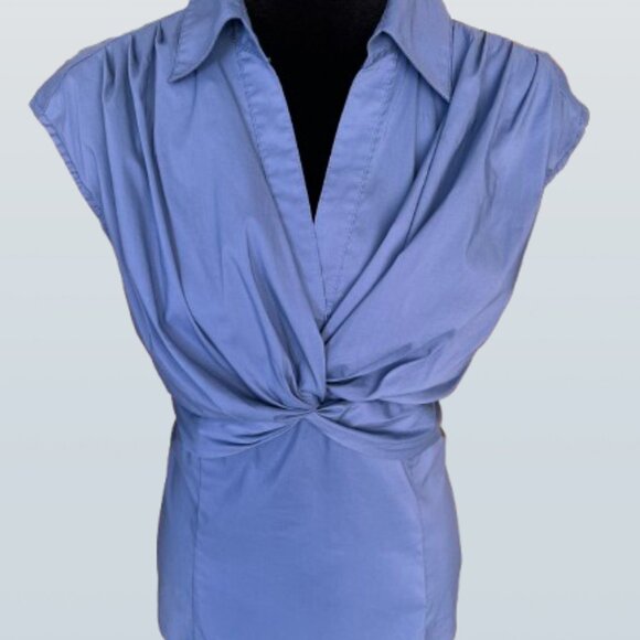 Alfani Blue Sleeveless Blouse, size 10 - Picture 1 of 8